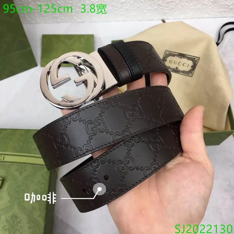 Gucci belt 38mmX95-125cm 7D (8)